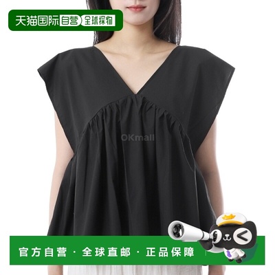 韩国直邮Baserange 黑色电缆上衣 (TOCA-PO-SU25) 无袖的新款女装