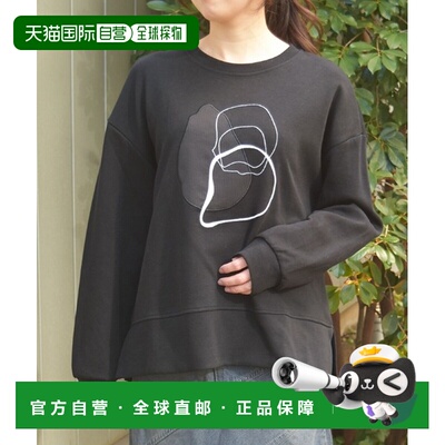 1h可退 日本直邮axes femme 女装 刺绣休闲卫衣 TE31X20
