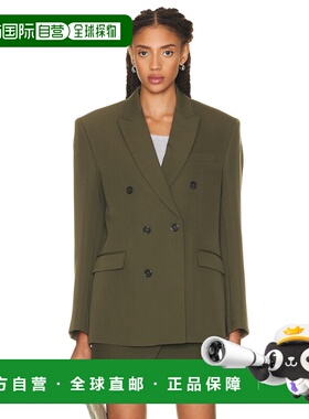1h可退 香港直邮wardrobenyc 女士 双排扣西装外套 W4007PC