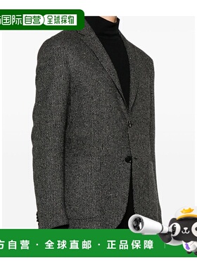 香港直邮Zegna 长袖西装外套 850731A81DNMG0杰尼亚羊绒