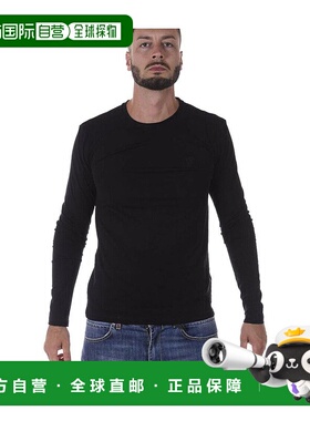 香港直邮Versace 黑色logo卫衣 V800491VJ00180V1008长袖范思哲