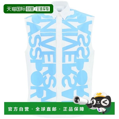 香港直邮BURBERRY 男士衬衫 8051899A9129 SS2022 花色 SLEEVELES