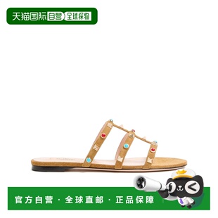 1h可退 香港直邮Valentino 圆头平底凉鞋 WS0C49JTI