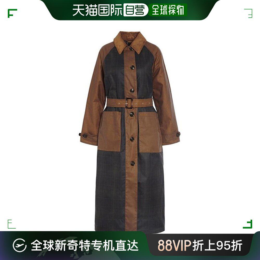 香港直邮潮奢 barbour 巴伯尔 女士everly 蜡风衣