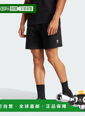 1h可退 日本直邮adidas 男士All Blacks系列抽绳松紧短裤 KPQ28