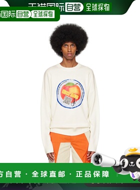 1h可退 香港直邮潮奢 J.W. Anderson 男士 灰白色 Eat Me 毛衣 KW