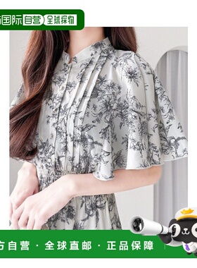 1h可退 日本直邮mily billet mily bilet 大人女士复古小花图案飘