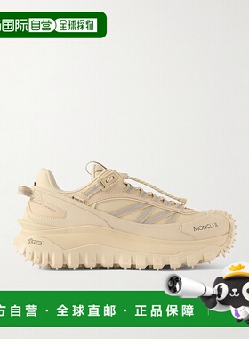 1h可退 香港直邮Moncler 盟可睐 男士 Trailgrip GTX 皮革边帆布