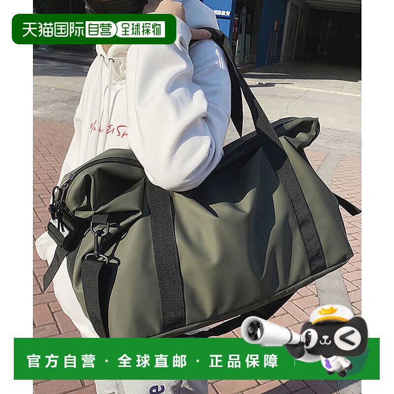 日本直邮florge 大容量防水男女通用简约休闲波士顿包旅行包运动
