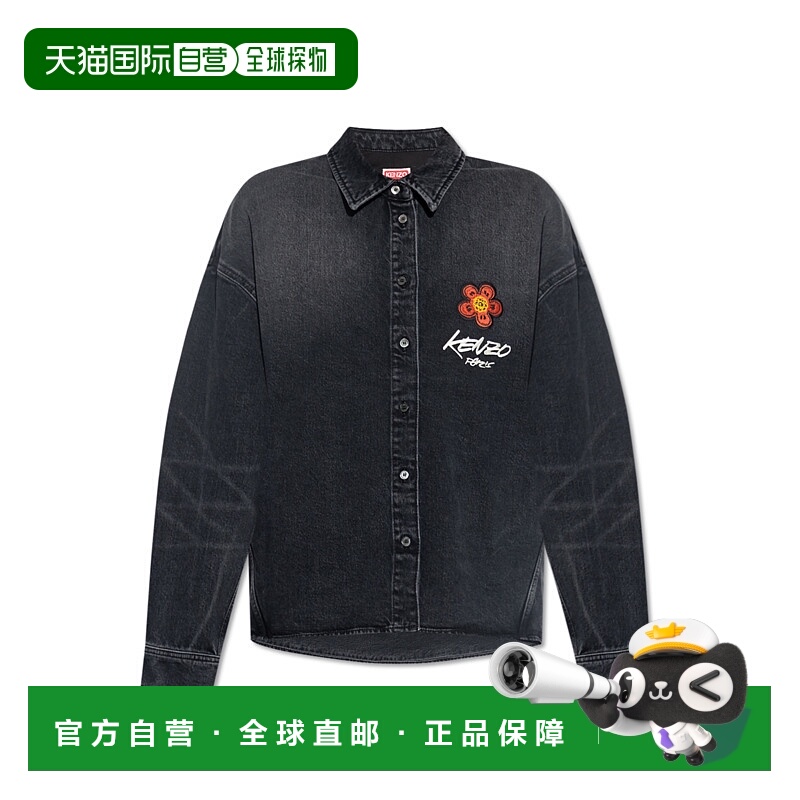 香港直邮KENZO 女士衬衫 FF62DC2506C8BS AW2025 黑色 Shirt