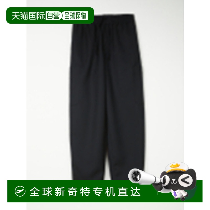香港直邮KENZO 男士休闲裤 FE65PA5019RE99 AW2024 黑色 徽标羊毛