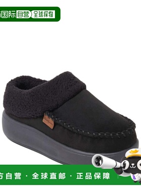 自营Dearfoams Women's Maple Moccasin Toe Clog House Shoe Sli