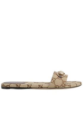 GUCCI 女士凉鞋 835828FAB102543 AW2025 花色 马衔扣凉拖