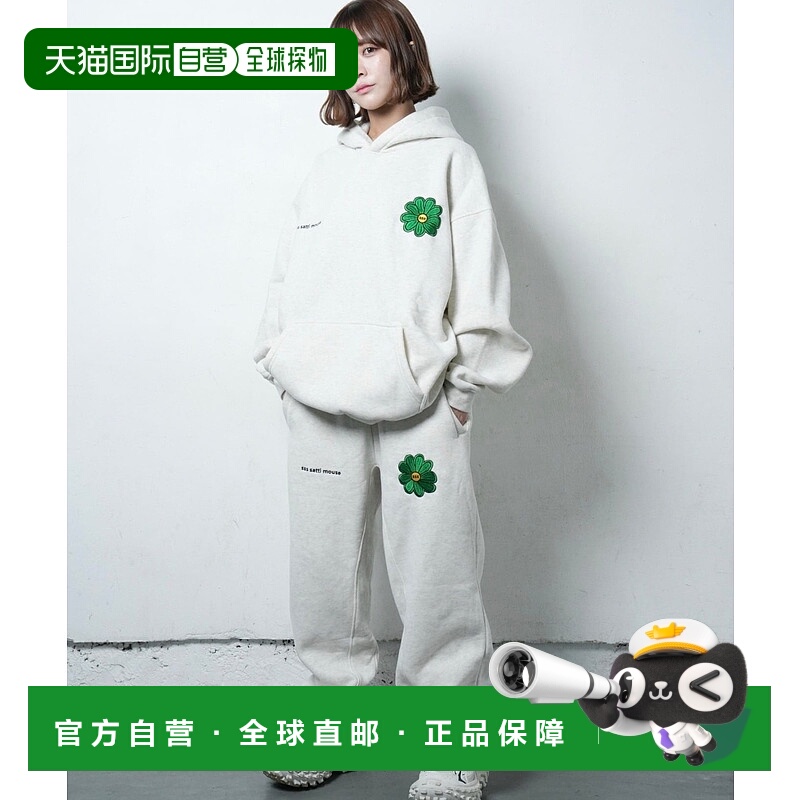 1h可退 日本直邮ssssattimouse 女装 加绒宽松套装 上衣+裤 花朵