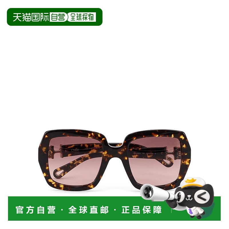 1h可退 香港直邮CHLOÉ 女士太阳镜 CHC25SEK0301846 AW2025 浅棕