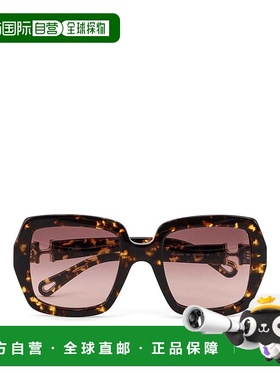 1h可退 香港直邮CHLOÉ 女士太阳镜 CHC25SEK0301846 AW2025 浅棕