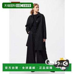 日潮跑腿UNIQLO优衣库 双面长外套 480363羊毛羊绒