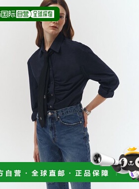 韩国直邮Dunst2023秋冬新品中性风经典女款雪纺衫UDBL3A203N2