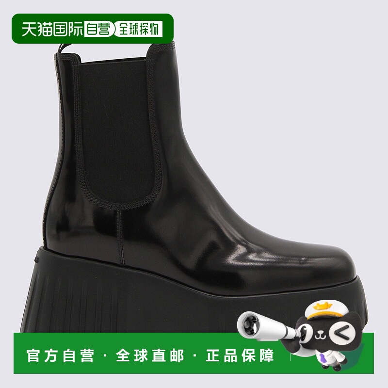 1h可退 香港直邮HOGAN 女士靴子 HXW6510FD00AKTB999 CO 黑色 Boo