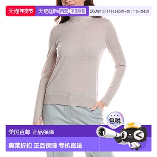 自营Lafayette 148 New York Side Split Stand Collar Mohair &