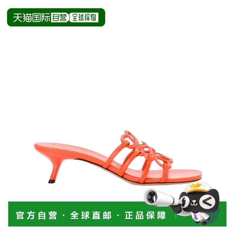 1h可退 Loewe Petal Anagram 高跟凉鞋 LPEA465X07女鞋单鞋编织鞋