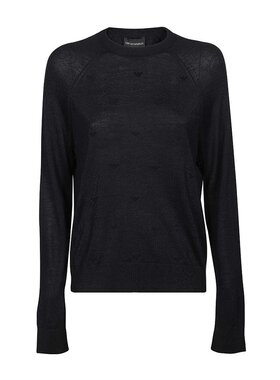 Emporio Armani logo刺绣套衫 6K2MW12M08Z