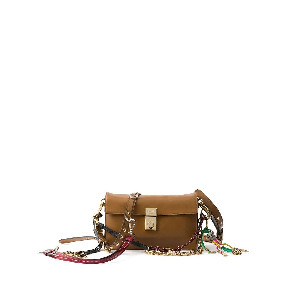PRADA 女士单肩包 1BD3792C6AF02Z8CARAMELN AW2025