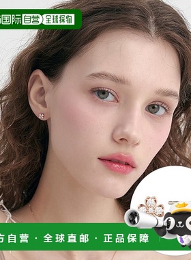 韩国直邮Rosemont [Rosemont] 14K 四叶草耳环 RA24C30K