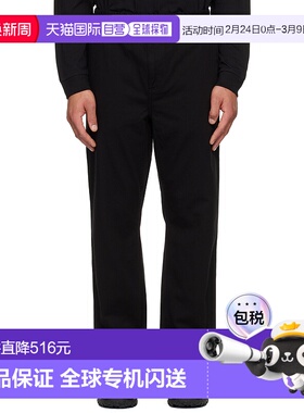 1h可退 香港直邮潮奢 CARHARTT WIP 男士 黑色 Flint 长裤 I02991