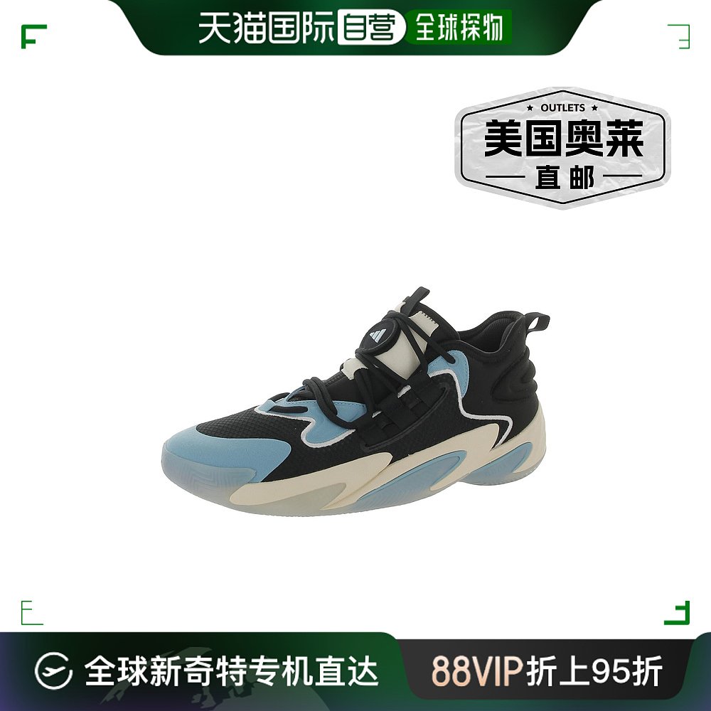 adidasBYW Select 男士运动健身篮球鞋 - 黑色/ecrtin/二手蓝色/