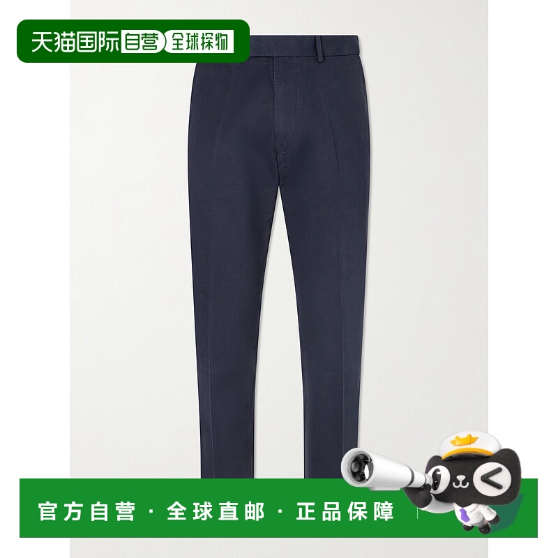 香港直邮潮奢 Tom Ford 汤姆 福特 男士 直筒棉斜纹布裤子 SHL042