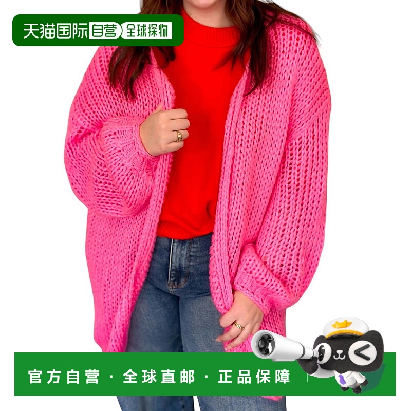 自营wishlistComin' In Hot For You Cardigan In Punch - punch