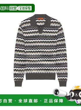 1h可退 香港直邮MISSONI 米索尼 男士 长袖Polo衫 US25W208男装