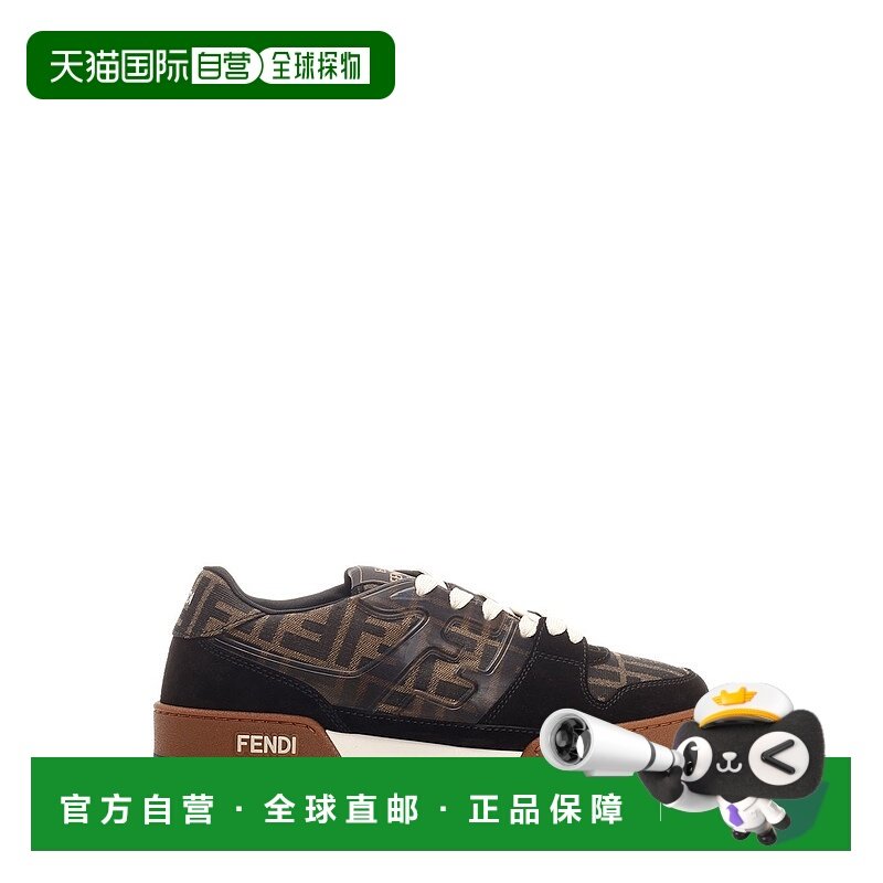 香港直邮FENDI 男士运动鞋 7E1688F1PXA AW2024 黑色 