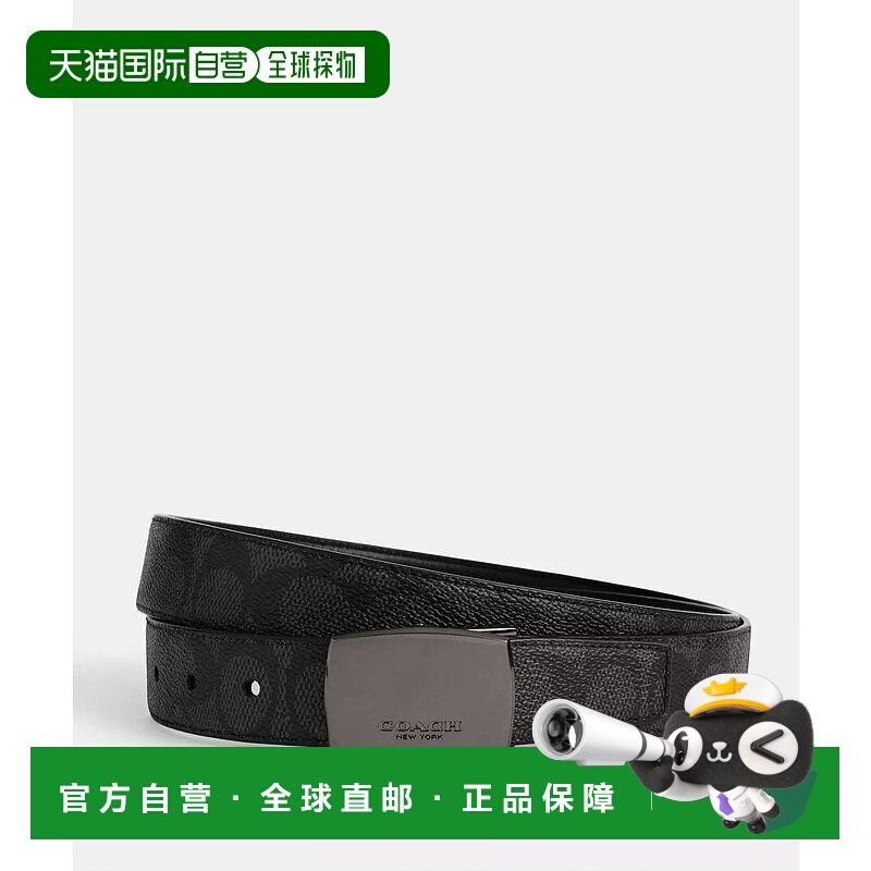 日本直邮COACH Boxed Plaque and Harness Buckle Cut Toe Size R