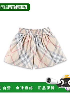 香港直邮BURBERRY 女童短裤 8088721A2205-0 SS2025 花色 Kid - S