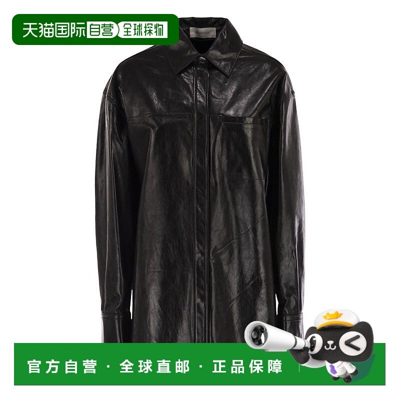 1h可退 香港直邮Sportmax 斯宝麦斯 女士 BOREL 宽松款软羊皮衬衫