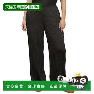 阔腿裤 自营Vince碎布拉裤 直发休闲裤 美国奥莱 黑色