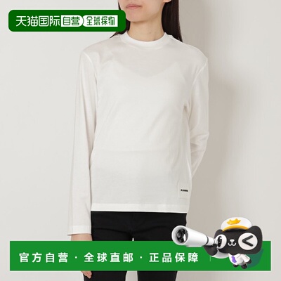 日本直邮JIL SANDER 女士T恤长袖T恤3件装J40GC0002 J45048