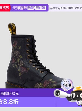 自营欧洲直邮DrMartens马丁大夫 1460 Decayed Roses男女通用皮革