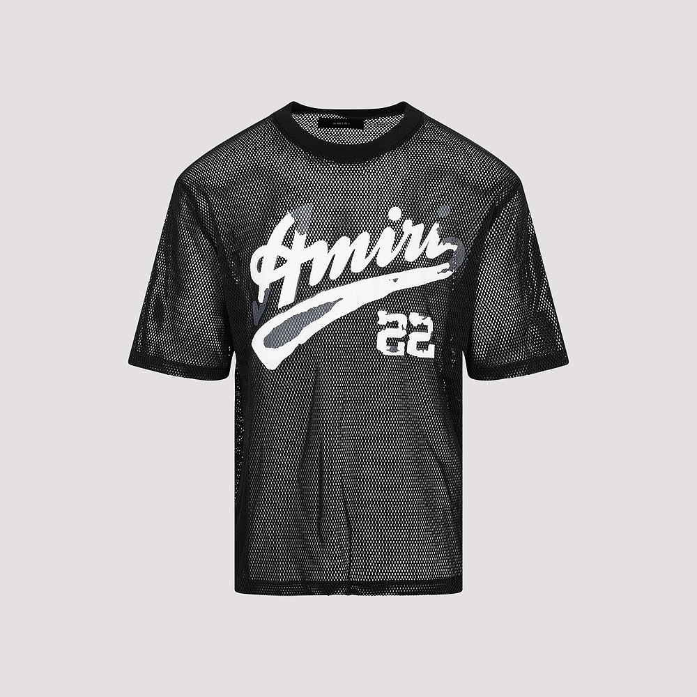AMIRI 男士T恤 SS23MSS025004 SS2023 黑色 AMIRI 22 MESH TEE