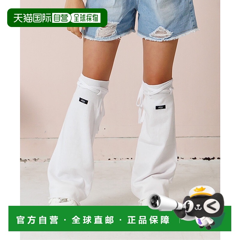 1h可退 日本直邮algy 儿童 带绳设计 时尚百搭 腿套保暖配件 G456