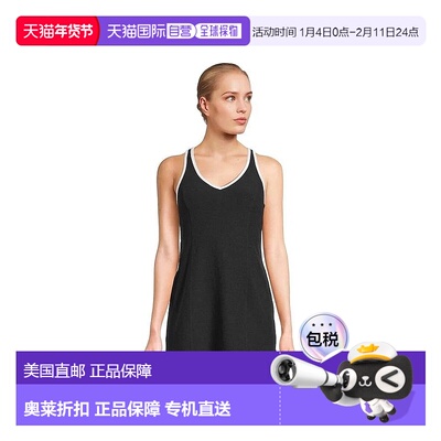 自营Beyond Yoga Spacedye SD6283-003 Dress Women's Black V-Ne