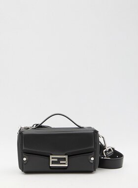 FENDI 男士斜挎包 7VA565ASIVF0GXN 黑色 Baguette 单肩包