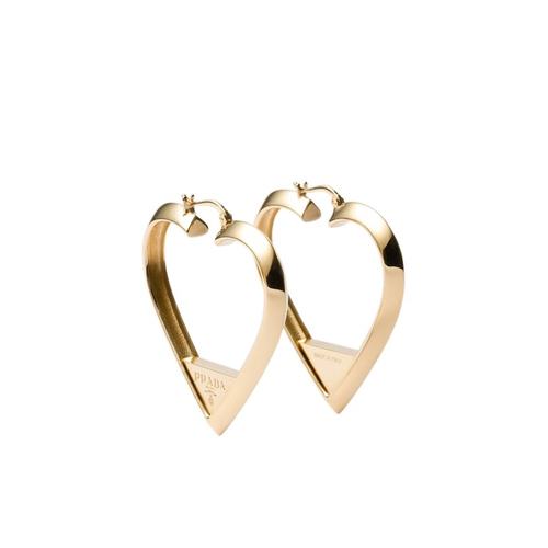 PRADA 女士耳饰 1IO1482C41F0056 AW2024 黄色
