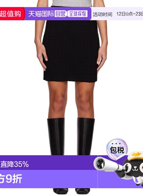 1h可退 香港直邮Givenchy 纪梵希 女士 黑色 4G 短裙 BW40LL4ZA4