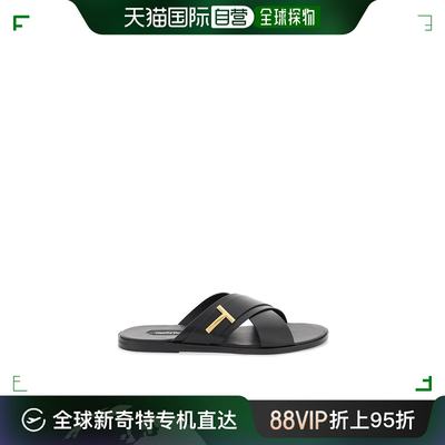 香港直邮潮奢 Tom Ford 汤姆 福特 男士 普雷斯顿皮质凉鞋 J1489L