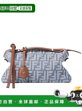 香港直邮FENDI 女士斜挎包 8BL155AUT4F1SXP AW2025 灰色 中号 By