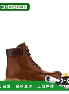 1h可退 香港直邮Prada 普拉达 男士 圆头系带靴 2TE208FG000070