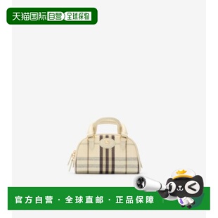欧洲直邮BURBERRY（博柏利）迷你 Highlands 保龄球包背包手提包
